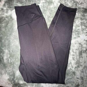 Gymshark Black Leggings - Size Medium